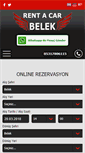 Mobile Screenshot of belek-rentacar.com