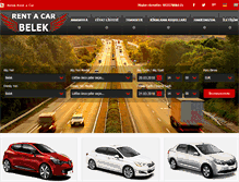 Tablet Screenshot of belek-rentacar.com